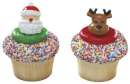 Santa And Reindeer Cupcake Rings